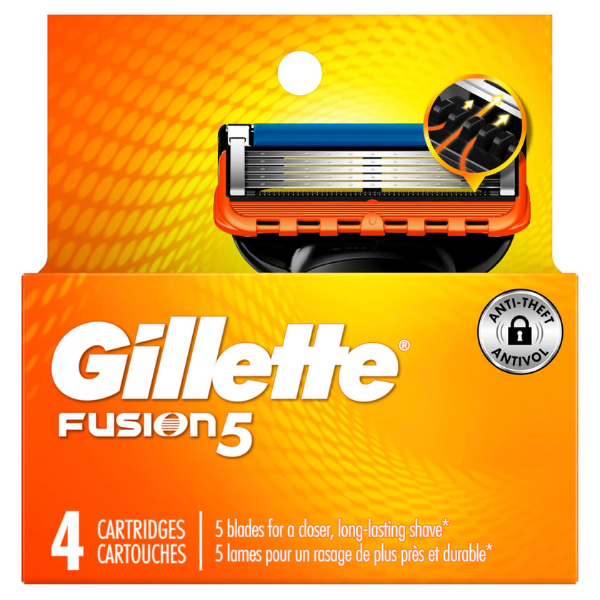 Gillette Fusion5 Razor Blades for Men, 4 Razor Blade Refills 🍁 All In One Marketplace Canada
