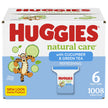 Baby Wipes, Huggies Natural Care Refreshing, SCENTED, Hypoallergenic, 6 Refill Packs, 1008 Count 🍁 All In One Marketplace Canada