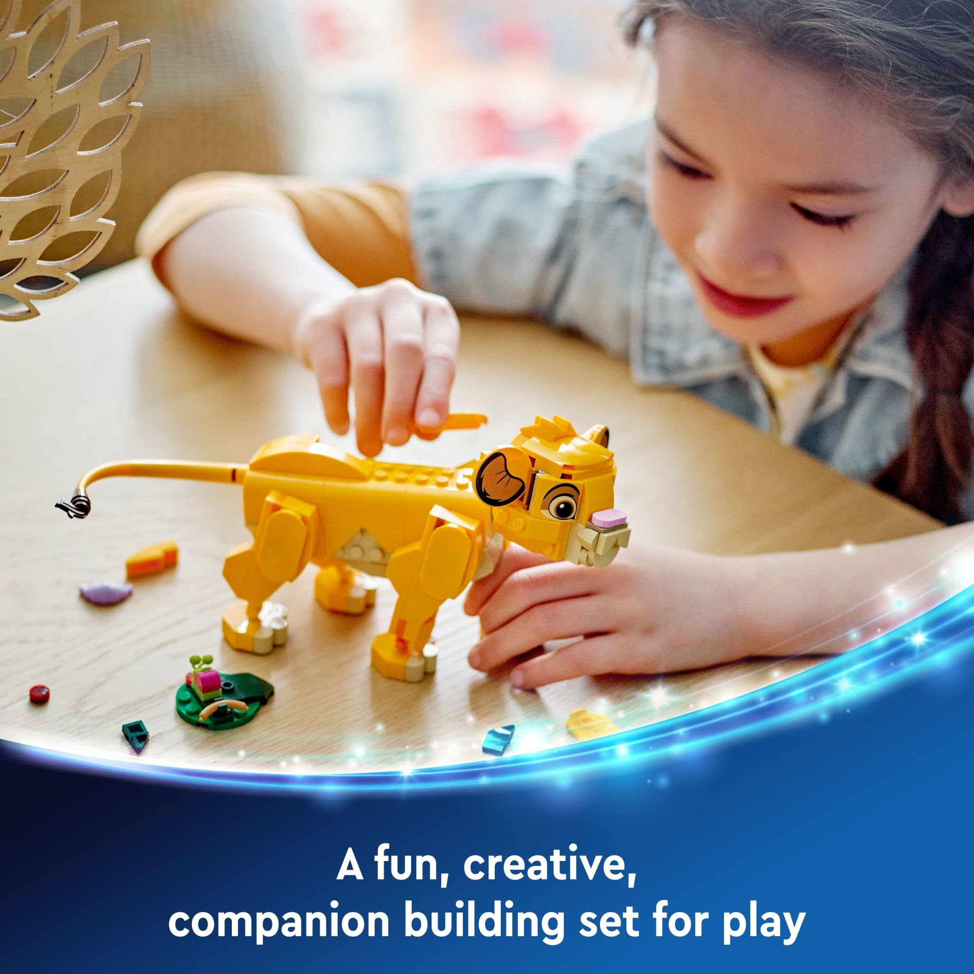 LEGO Disney Simba The Lion King Cub Buildable Disney Toy for Kids, Disney Collection, Lion King Movie Toy, Simba Toy Construction Playset Figure, Fun Gift for Girls and Boys Ages 6 and Up, 43243 🍁 All In One Marketplace Canada