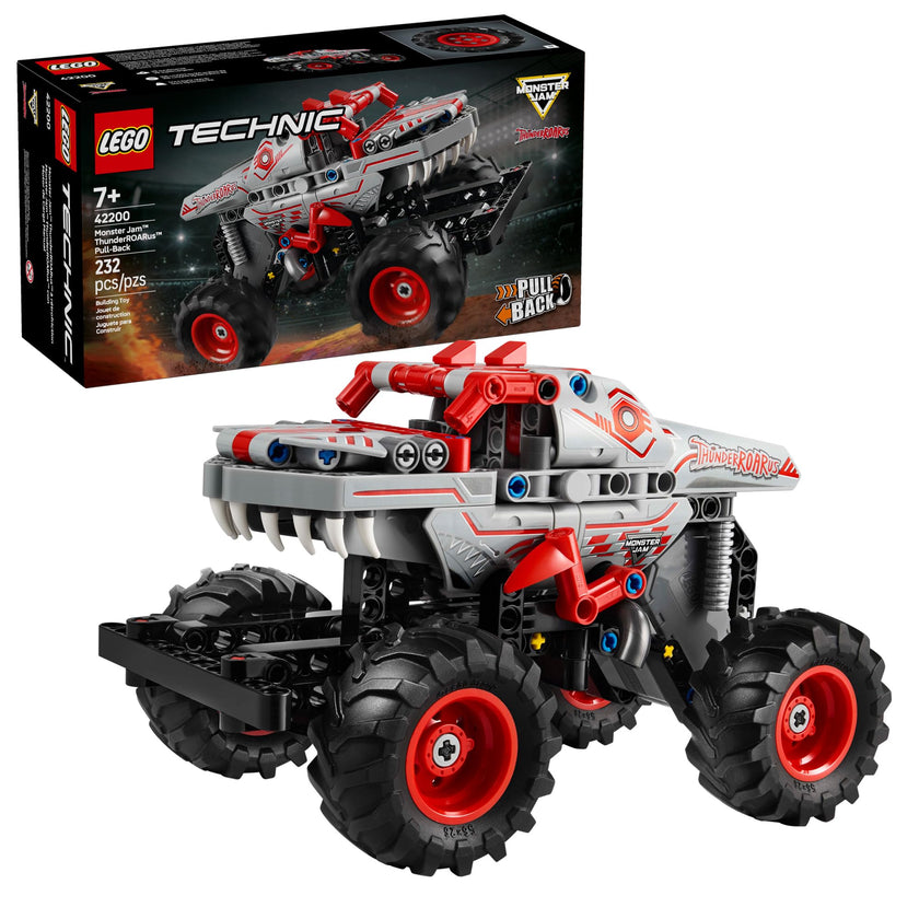 LEGO Technic Monster Jam ThunderROARus Pull-Back Monster Truck Toy - Building Toy for Kids, Boys and Girls, Ages 7+ - Creative Gift Idea for Lovers of Monster Trucks - 42200 🍁 All In One Marketplace Canada