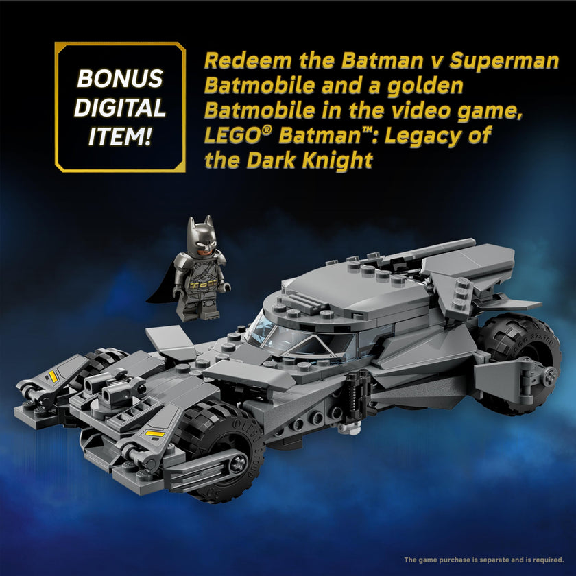 LEGO DC Batman: Batman v Superman Batmobile Building Blocks Set - Super Hero Toy for Kids, Boys & Girls, Ages 9+ - with Armored Minifigure & Golden Coin - Gift Idea for Birthdays - 76331 🍁 All In One Marketplace Canada