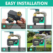 RESTMO Water Timer for Garden Hose, Programmable Sprinkler Timer with Brass Inlet, Rain Delay/Manual ON/Off/Automatic Irrigation Control, Hose Timer for Outdoor Faucet, Yard and Lawn Watering System 🍁 All In One Marketplace Canada