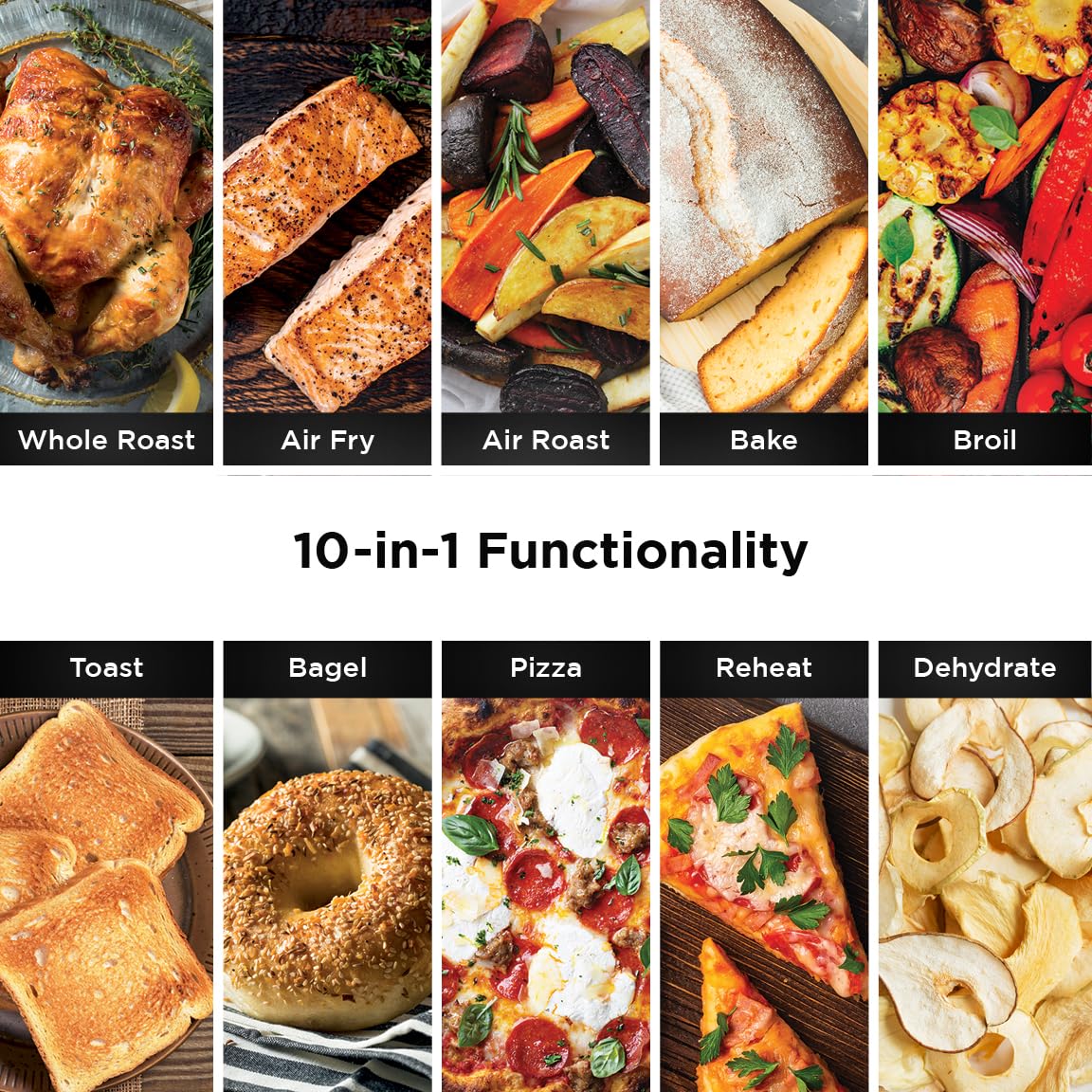 Ninja DT201C, Foodi 10-in-1 XL Pro Air Fry Oven, Stainless steel, 1800W (Canadian version) 🍁 All In One Marketplace Canada