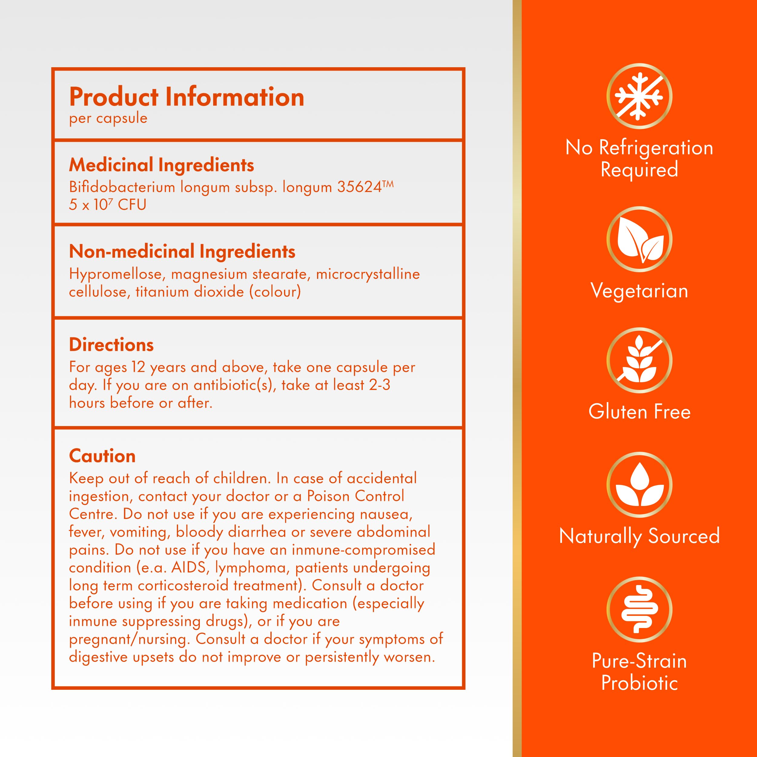 Align Probiotic Digestive Support Advanced Capsules for Woman and Men, Helps Relieve Symptoms of Irritable Bowel Syndrome (IBS) such as Bloating, Gas, and Abdominal Discomfort, 42 Capsules 🍁 All In One Marketplace Canada