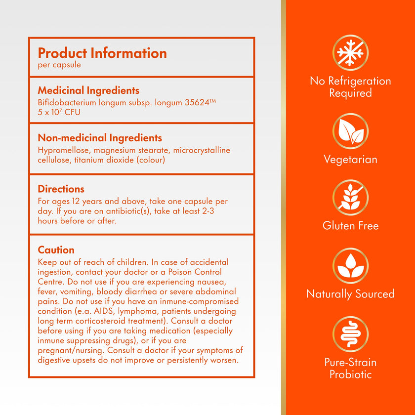 Align Probiotic Digestive Support Advanced Capsules for Woman and Men, Helps Relieve Symptoms of Irritable Bowel Syndrome (IBS) such as Bloating, Gas, and Abdominal Discomfort, 42 Capsules 🍁 All In One Marketplace Canada