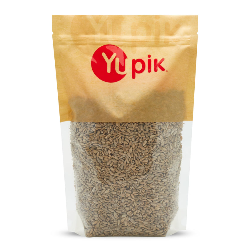 Yupik Raw Sunflower Seeds, No Shell, 1 kg, 6 Count, Kosher, Shelled Seeds, Unsalted, Oil-Free, Source of Fiber & Iron, Plant-Based Protein, Healthy Snack, Ideal for Baking & Topping 🍁 All In One Marketplace Canada