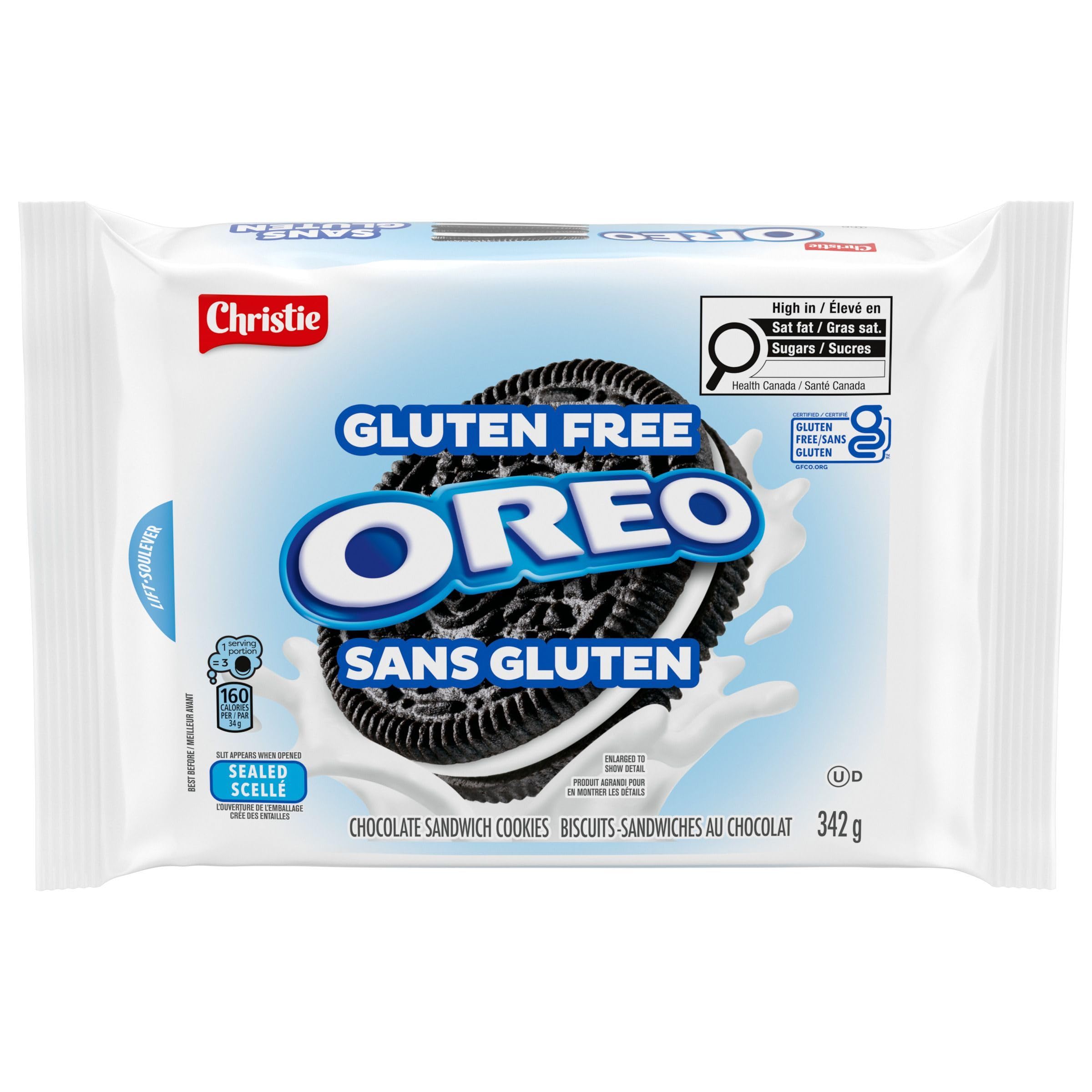 OREO Gluten Free Original Chocolate Sandwich Cookies, 342 g 🍁 All In One Marketplace Canada