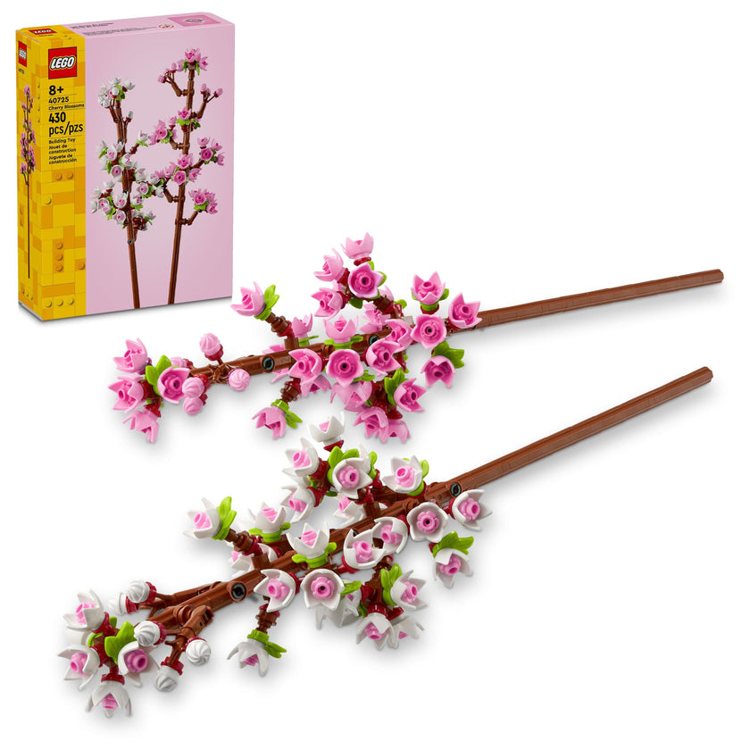 LEGO Cherry Blossom Building Toy for Kids, Girls & Boys, Ages 8+ - Artificial Cherry Blossom Decor for Home & Display - Creative Gift Idea for Plant & Flower Lovers - 40725 🍁 All In One Marketplace Canada