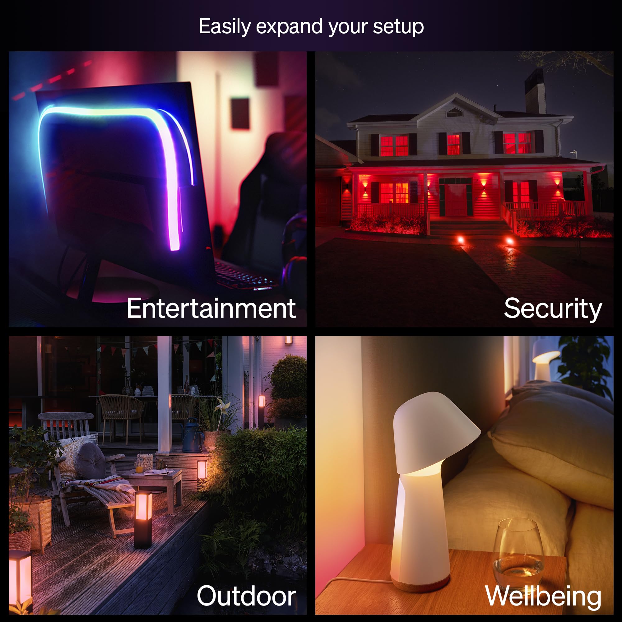 Philips Hue Essential Smart LED A19 Bulb, White and Color Ambiance, E26 Base, 8.8W, 2200K-6500K, 800 Lumens, Dimmable, Works with Alexa, Google Assistant, and Apple Home, 1 Pack 🍁 All In One Marketplace Canada