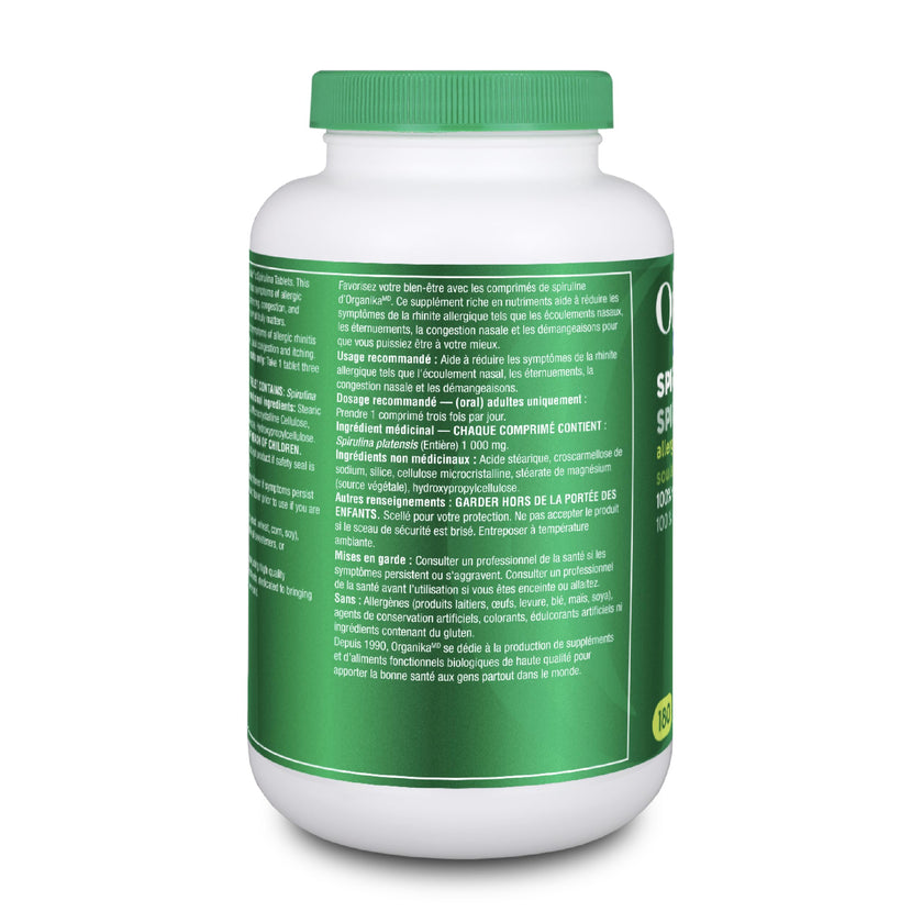 Organika Spirulina 180 Tabs 🍁 All In One Marketplace Canada