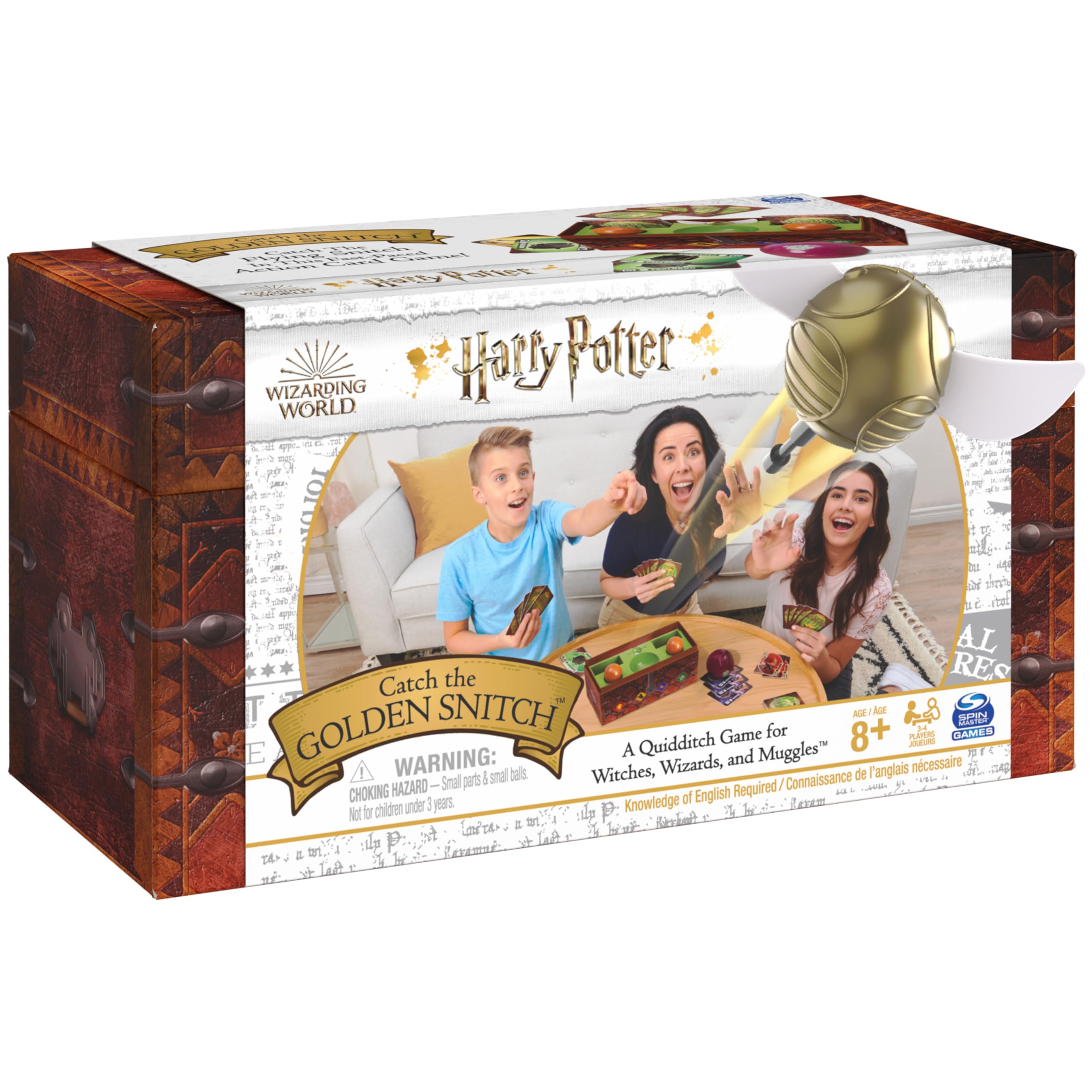 Harry Potter Catch The Golden Snitch, A Quidditch Board Game for Witches, Wizards and Muggles, Family Game Ages 8 & up 🍁 All In One Marketplace Canada