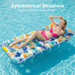 Stonful 2 Pack Inflatable Pool Float Mat, Giant Pool Floats Adult Size with Headrest, Lake Float Raft Water Lounger, Multi-Purpose Swimming Pool Floats Toys for Pool Party, Summer Beach, Outdoor 🍁 All In One Marketplace Canada