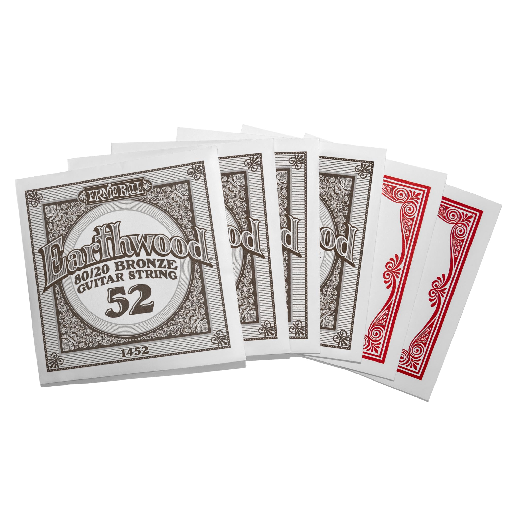 Ernie Ball Earthwood 80/20 Bronze Light Acoustic Guitar Strings 4 pack - 11-52 Gauge (P02404) 🍁 All In One Marketplace Canada