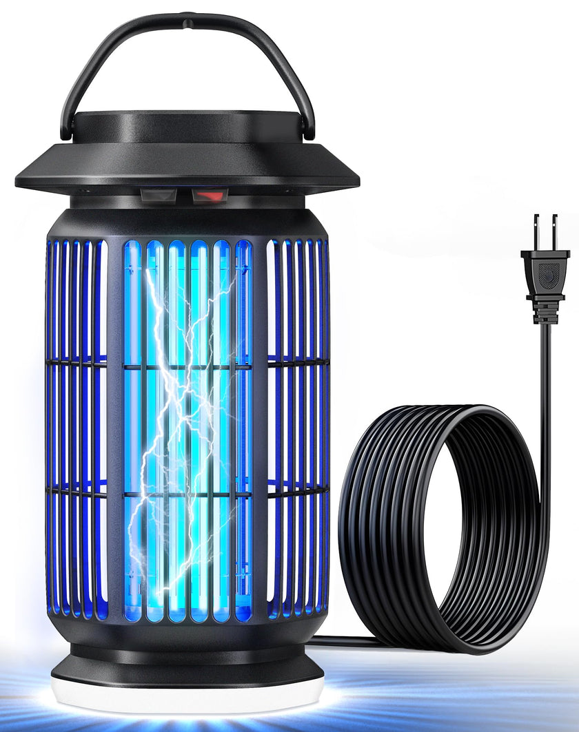REOGLE 2-in-1 Bug Zapper Indoor Outdoor, 4000V Electric Mosquito Zapper with 365nm UV Light Trap & LED Night Light, Covers 2100 sq ft, Insect Fly Trapper Bug Light for Patio, Garage, Backyard, Porch 🍁 All In One Marketplace Canada