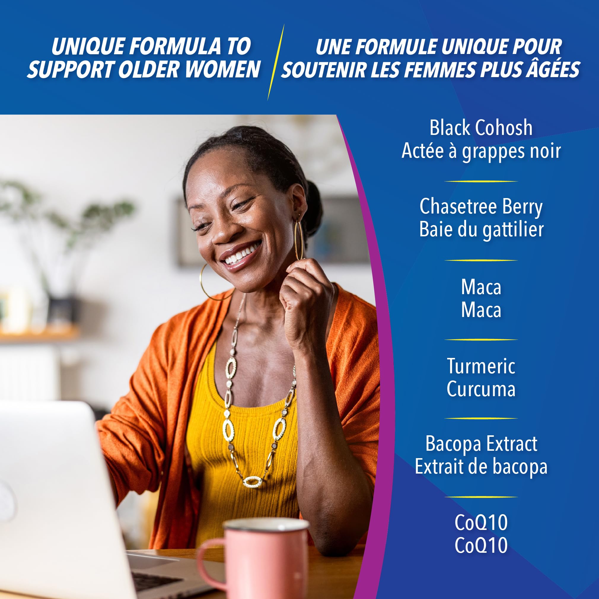 Progressive Advanced Multivitamin for Women 50+, with Black Cohosh, Chastetree, Maca, Turmeric, and CoQ10. Supports Menopause, Immunity, Heart Health, Joint Health, and Inflammation, 100% Complete, Canadian-Made, 120 Count 🍁 All In One Marketplace Canada