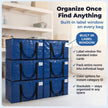 ClearSpace Heavy Duty Storage Bag - Large Moving Boxes with Backpack Straps, Zippers & Handles - Perfect for Traveling, Camping, Christmas Decorations, 4 Pack 🍁 All In One Marketplace Canada