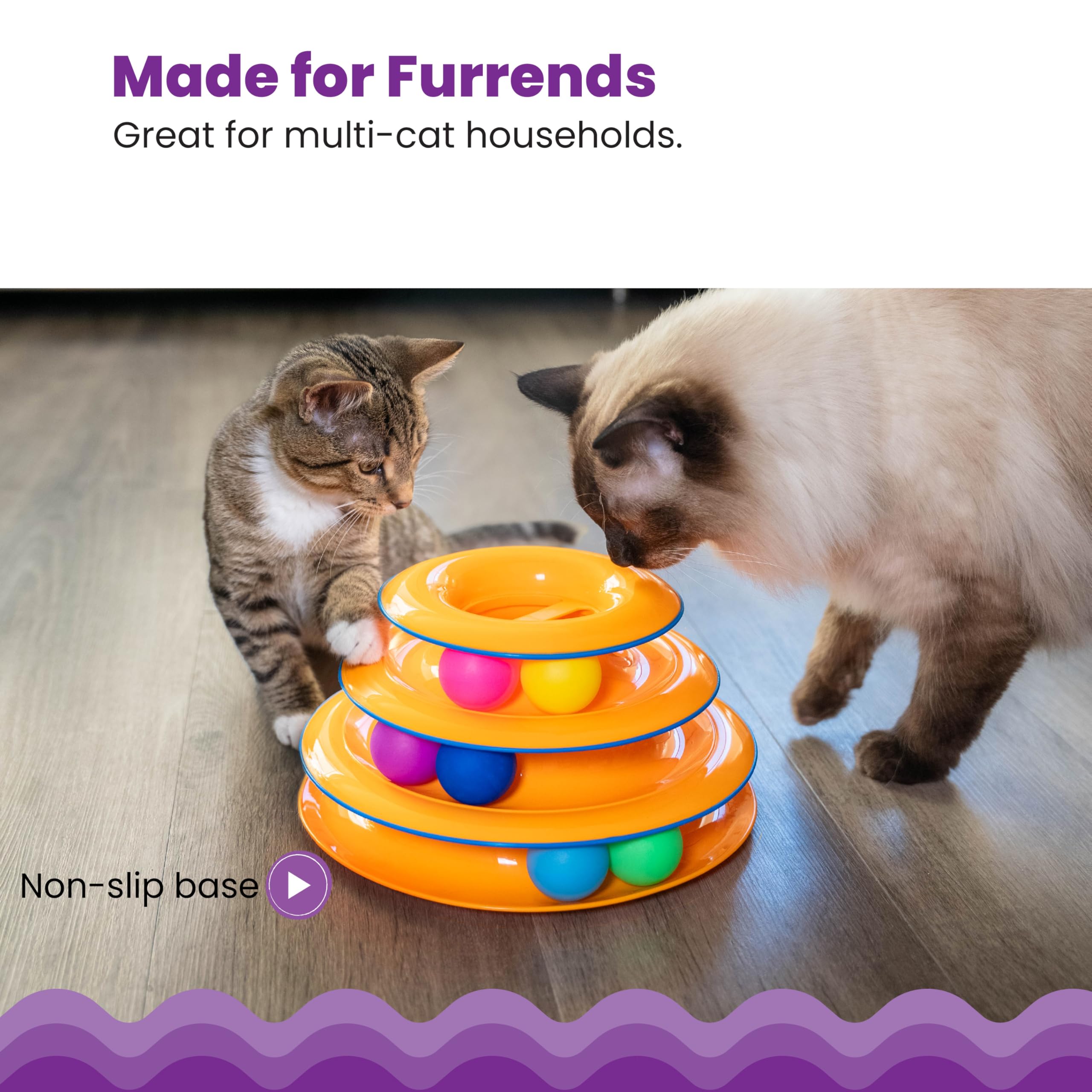 Petstages Tower of Tracks Interactive 3-Tier Cat Toy 🍁 All In One Marketplace Canada