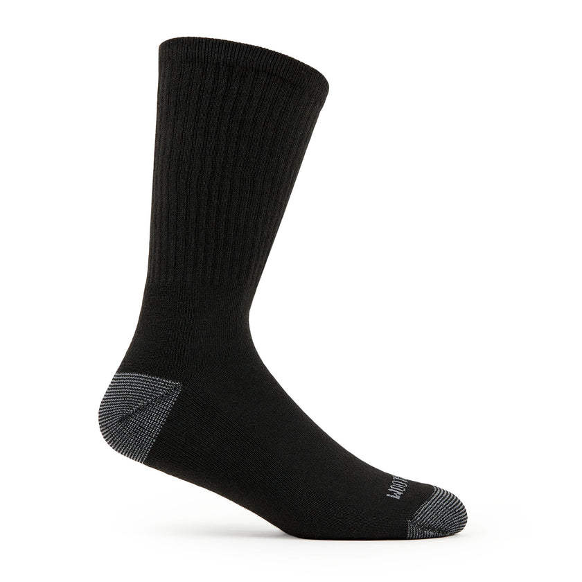 Fruit of the Loom Men's Dual Defense Crew Socks (12 Pack), Black, Medium (6 - 12) 🍁 All In One Marketplace Canada