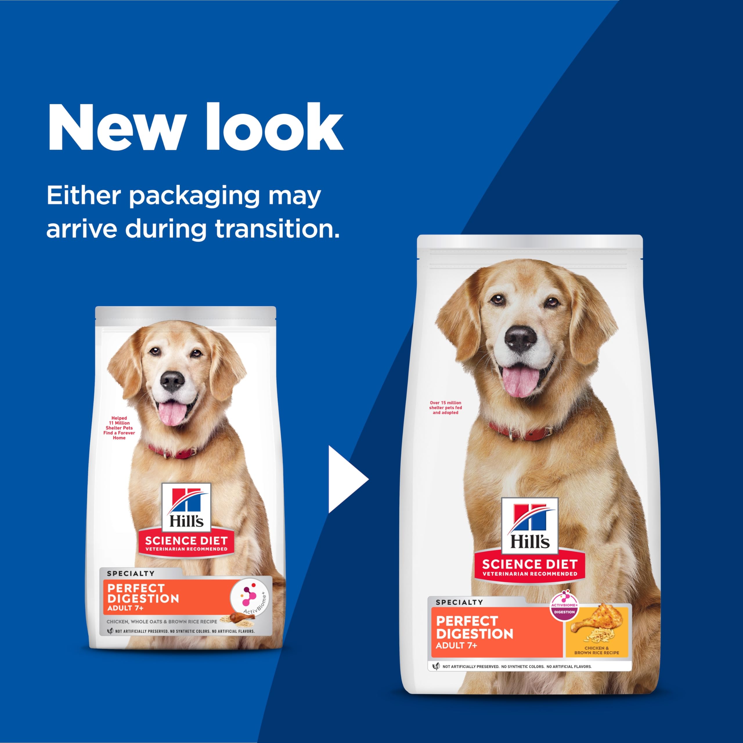 Hill's Science Diet Adult 7+ Perfect Digestion Chicken, Whole Oats & Brown Rice Recipe Dry Dog Food 10.0 kg Bag 🍁 All In One Marketplace Canada