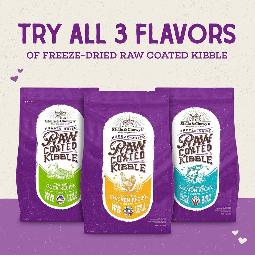 Stella & Chewy’s Raw Coated Premium Kibble Cat Food – Grain Free, Protein Rich Meals – Cage-Free Chicken Recipe – 1.13 kilograms 🍁 All In One Marketplace Canada