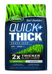 Scotts Turf Builder Quick & Thick Grass Seed, 1.2kg (173 sq Meters / 1,863 sq feet Coverage) | Grow a Thick, Green Lawn Fast. for Areas that Experience Sun & Shade 🍁 All In One Marketplace Canada