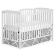 Dream On Me Chelsea 5-In-1 Convertible Crib In White, 4 Mattress Height Positions, Non Toxic Finish, JPMA Certified, Made Of Sustainable And Sturdy Pinewood 🍁 All In One Marketplace Canada