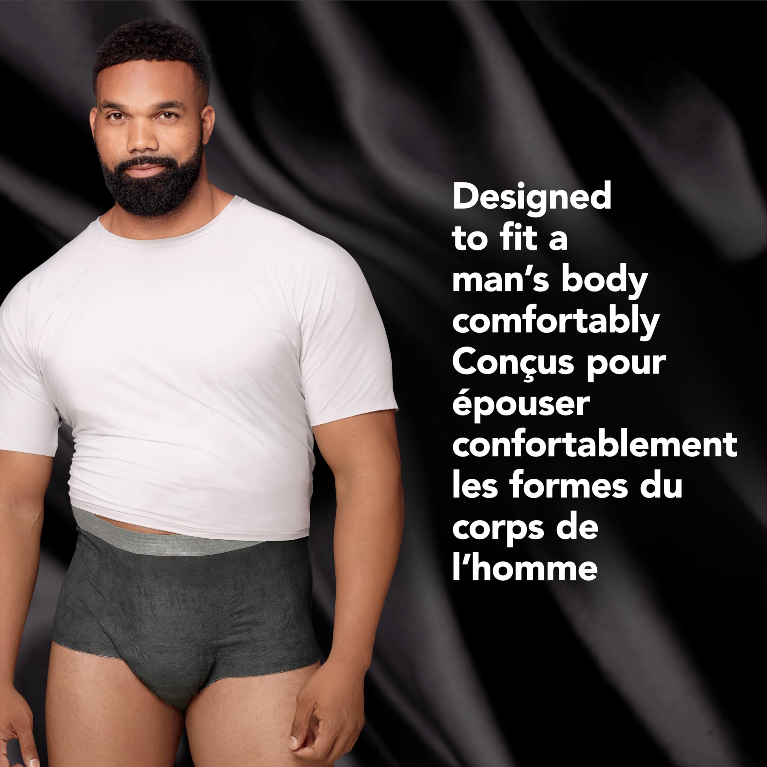 Depend Real Fit Adult Incontinence Underwear for Men, Maximum Absorbency, L/XL, Grey, 52 Count 🍁 All In One Marketplace Canada
