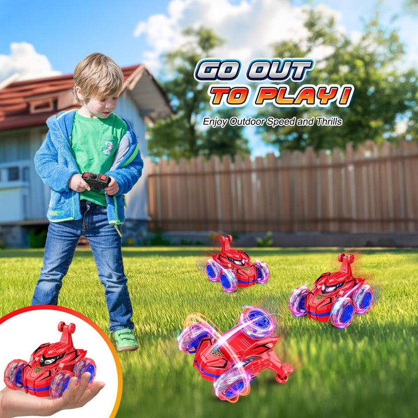 Spider Remote Control Cars for Kids,decked Car Toys Stunt Car Toy for Boys Age 3-9 Remote Control Car for Kids 4-8 Year Old Easter Birthday Gifts for Boys 3-5 Years Old Girls 🍁 All In One Marketplace Canada