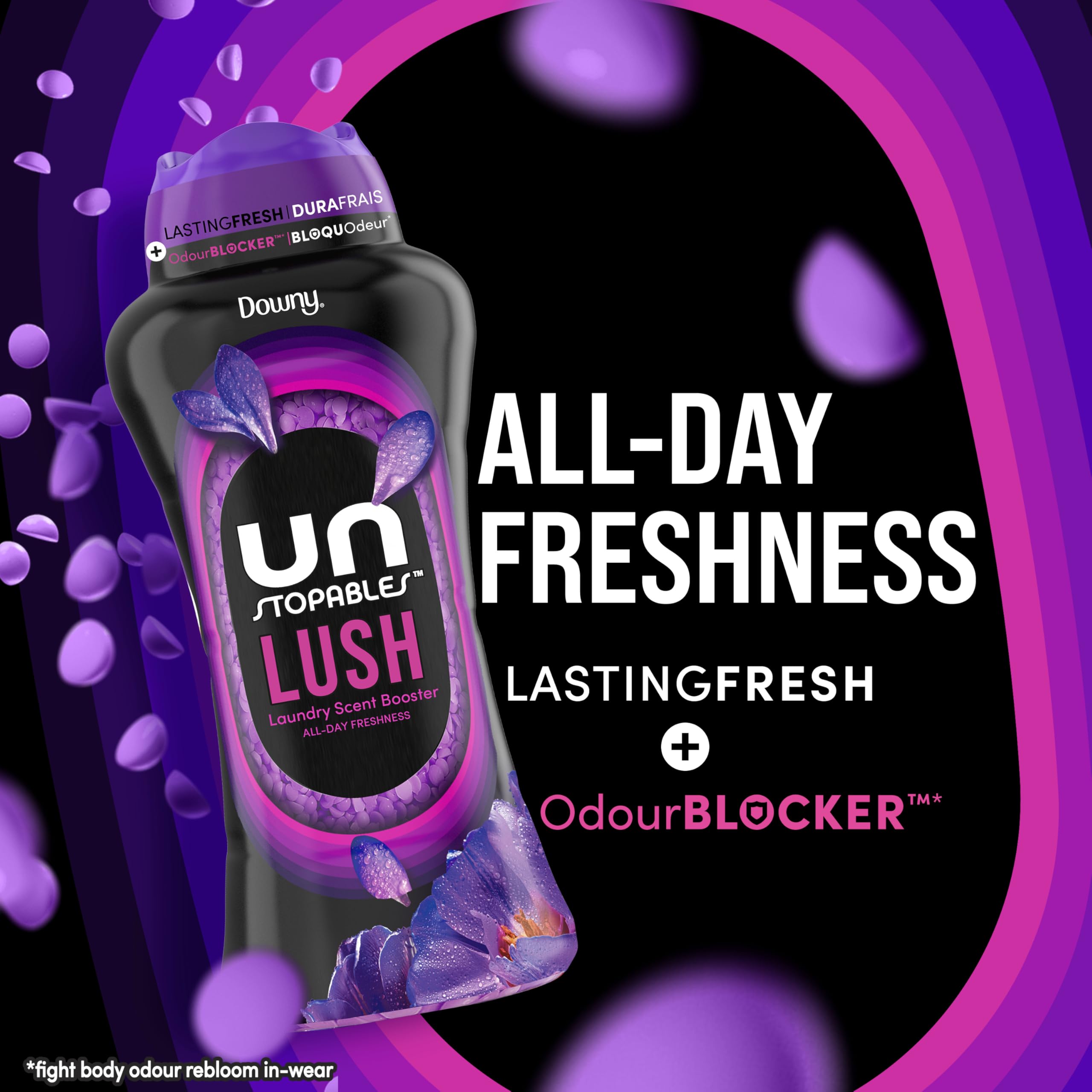 Downy Unstopables In-Wash Laundry Scent Booster Beads, Lush - 24 oz 🍁 All In One Marketplace Canada