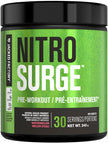 NITROSURGE Pre Workout Supplement - Endless Energy, Instant Strength Gains, Clear Focus, Intense Pumps - Nitric Oxide Booster & Preworkout Powder with Beta Alanine - 30 Servings, Watermelon 🍁 All In One Marketplace Canada