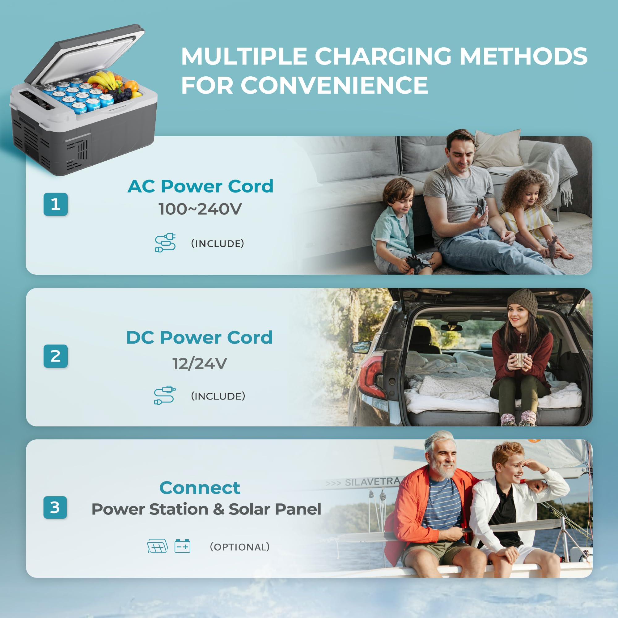 EUHOMY 12 Volt Refrigerator, 11 Quart (10L) Compressor Electric Cooler APP Control, Car Fridge 12/24V DC & 100-240V AC, Car refrigerator -4℉~68℉, Portable Freezer for RV, Camping, Travel 🍁 All In One Marketplace Canada