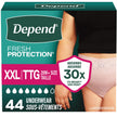 Depend Fresh Protection Adult Incontinence Underwear for Women (Formerly Depend Fit-Flex), Disposable, Maximum, Extra-Extra-Large, Blush, 44 Count (2 Packs of 22) 🍁 All In One Marketplace Canada
