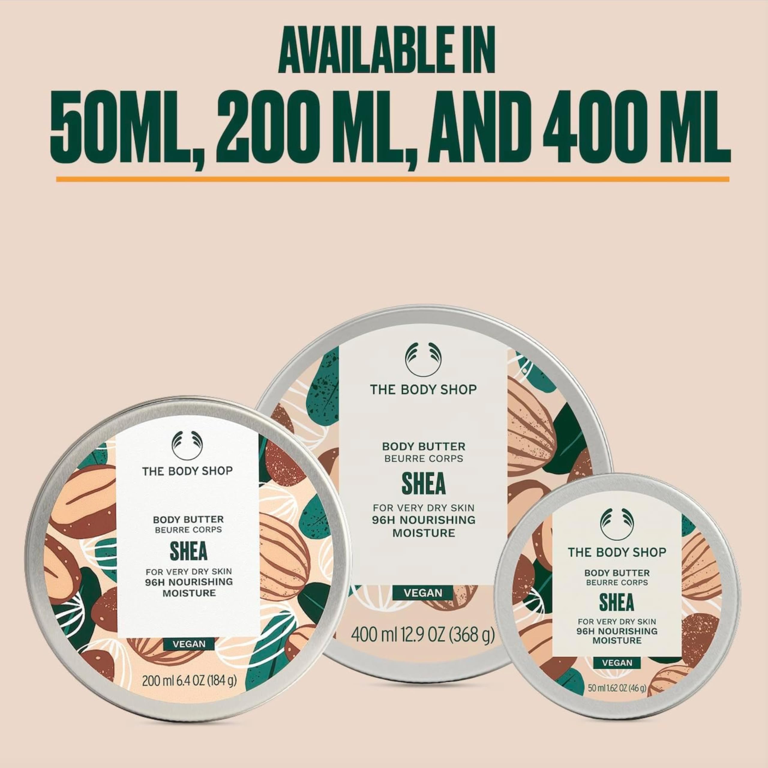 The Body Shop Shea Body Butter for Very Dry Skin | Ultra-Rich Moisturizer with Raw Shea Butter | 96 Hour Hydration, 200ml 🍁 All In One Marketplace Canada