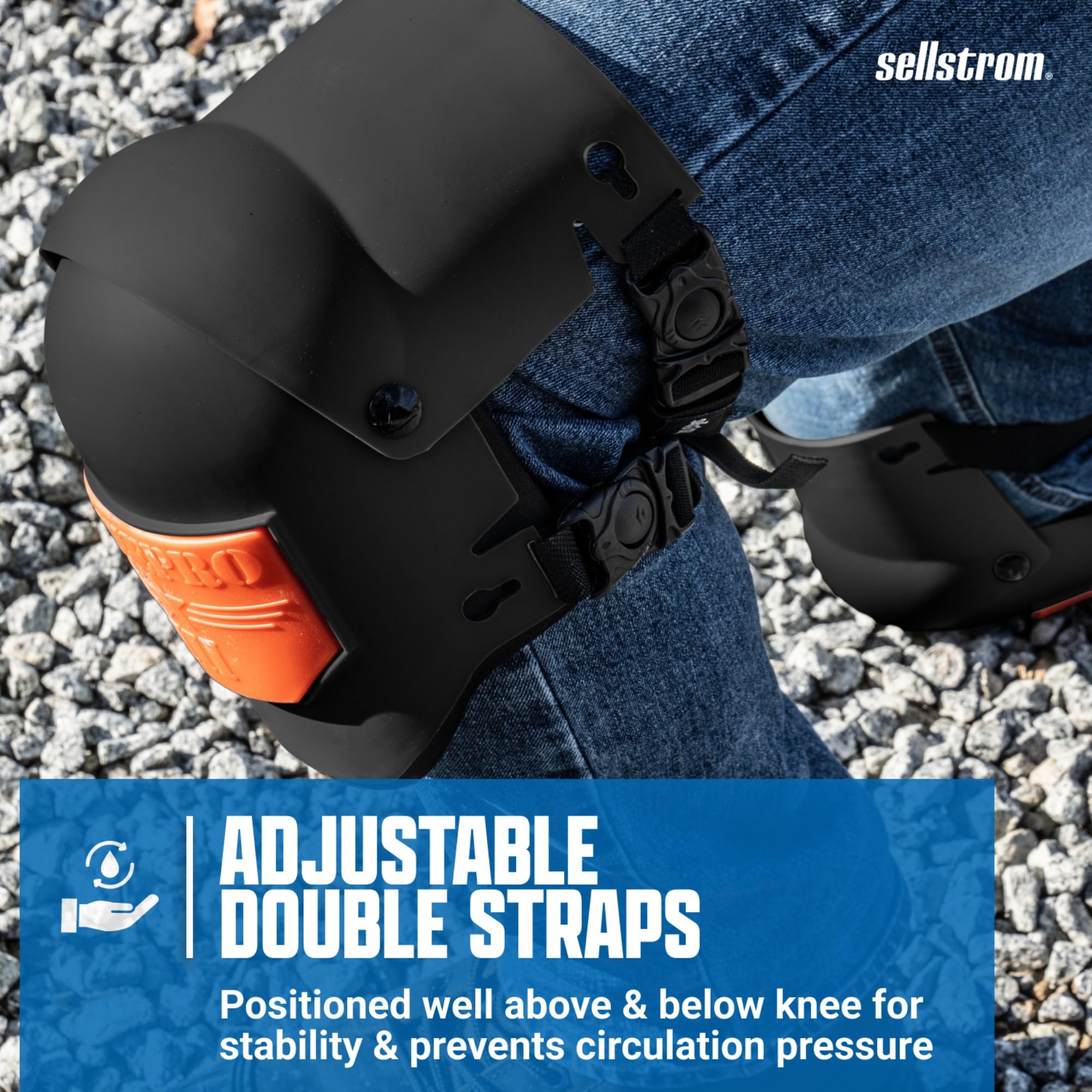 Sellstrom KneePro Professional Construction Kneepads for Work - Men & Women 🍁 All In One Marketplace Canada