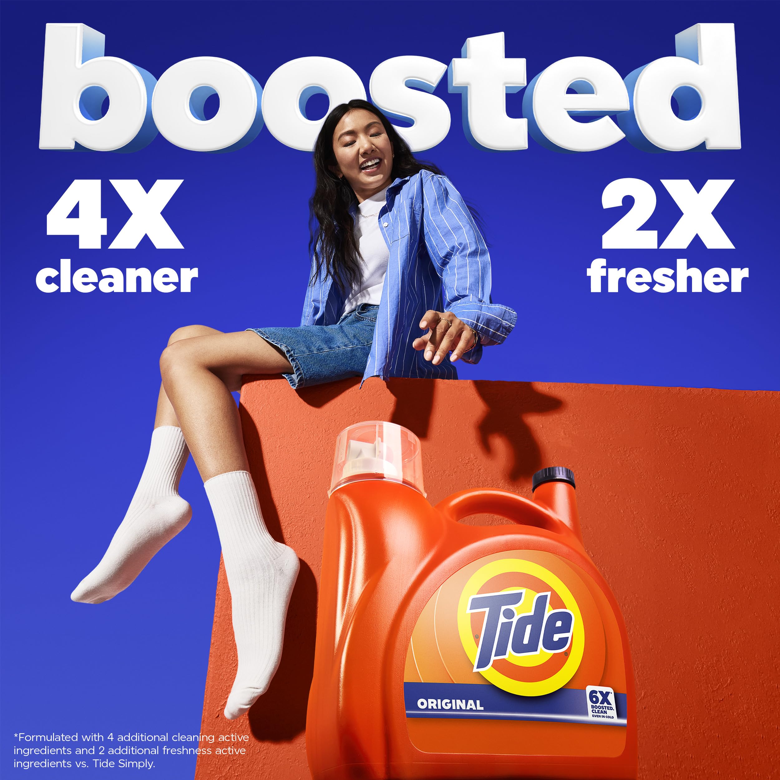 Tide Laundry Detergent Liquid, Original Scent, Works on 100% of Common Stains, Laundry Soap, Liquid Laundry Detergent, 100 Loads, 3.9 L 🍁 All In One Marketplace Canada