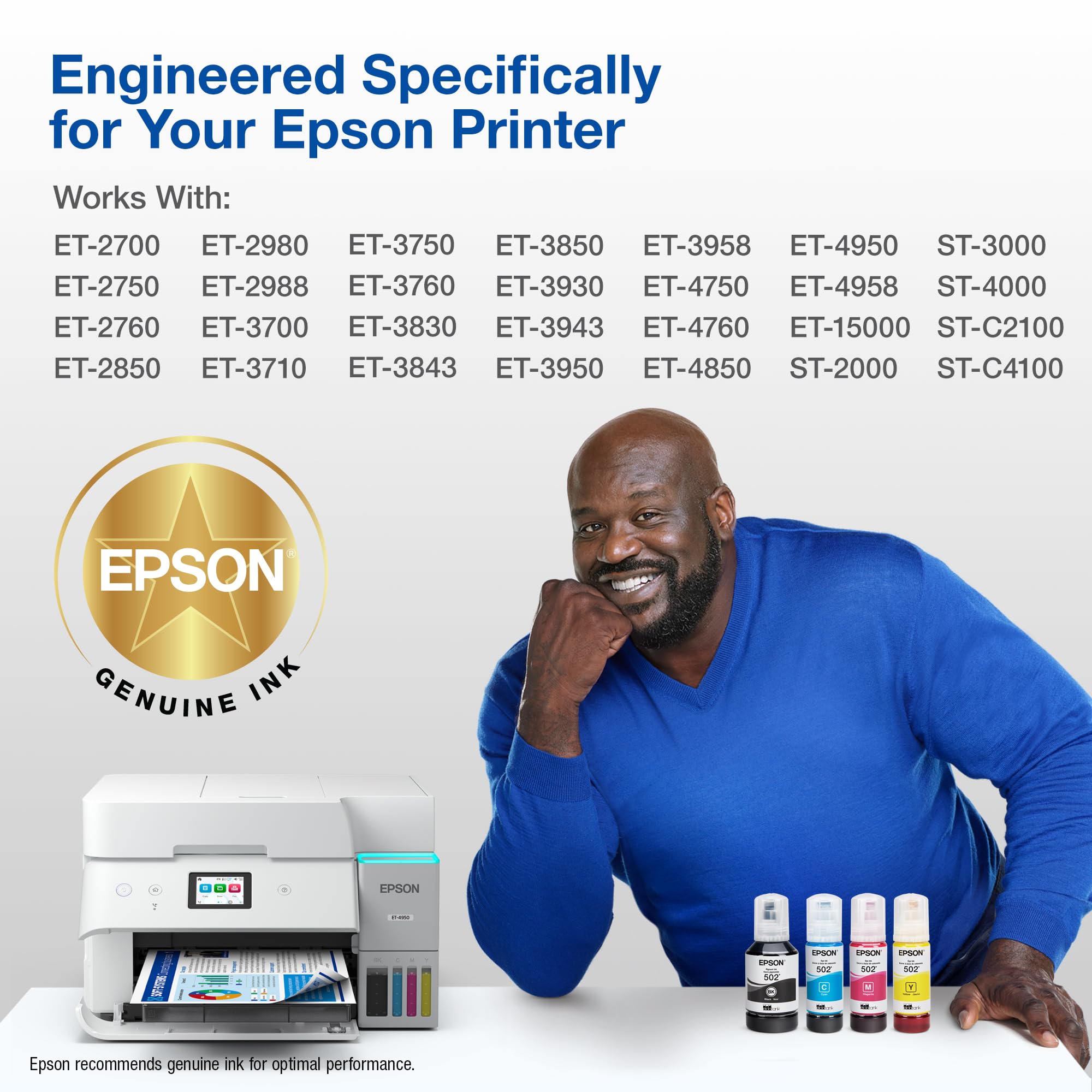 Epson 502 Genuine Yellow EcoTank Ink Refill Bottle T502420 🍁 All In One Marketplace Canada