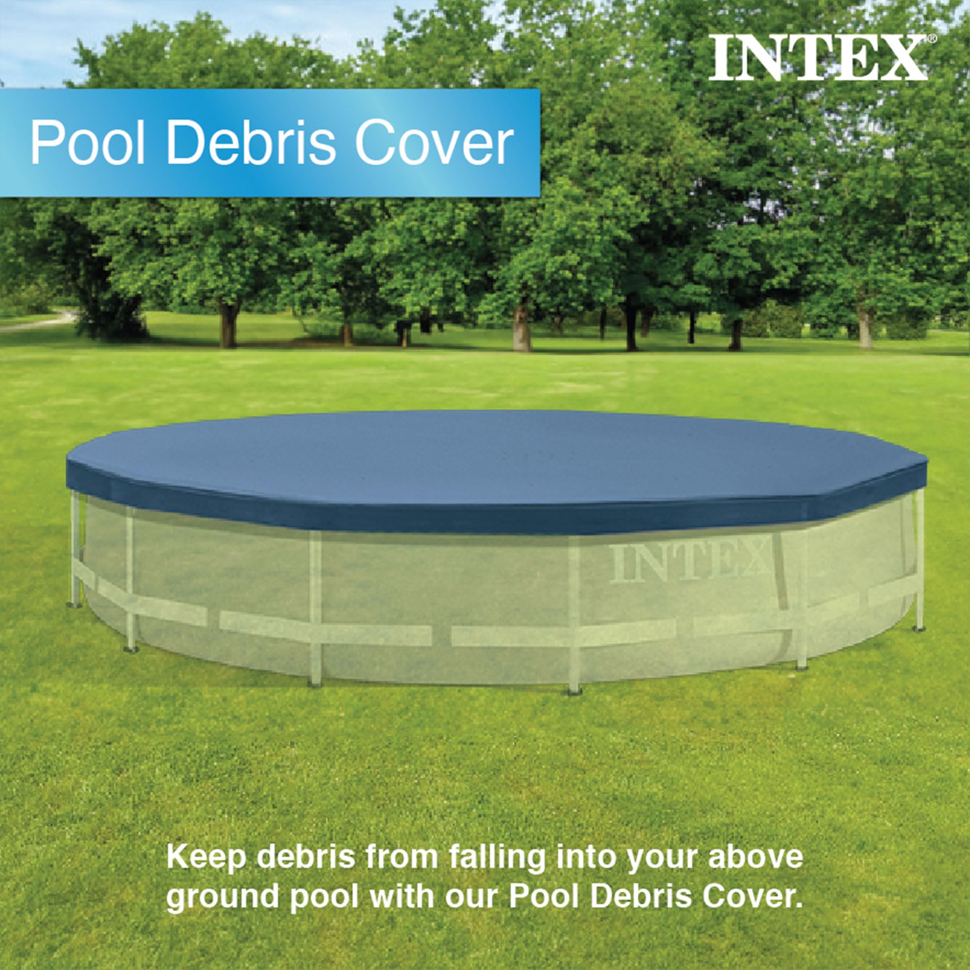 Intex 28031E 12 Foot Round Above Ground Swimming Pool Cover, (Pool Cover Only) 🍁 All In One Marketplace Canada