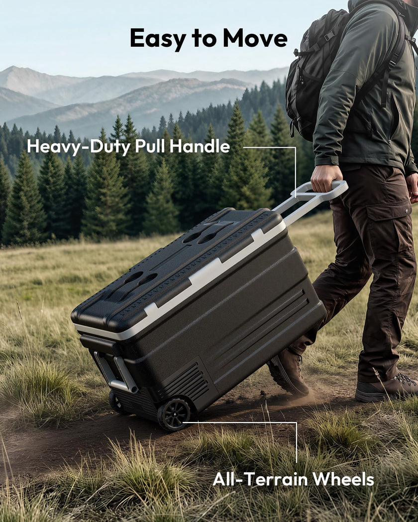 EUHOMY 12 Volt Refrigerator, 80QT(75L) 12V Fridge, Electric Cooler APP Control, Car Fridge 12/24V DC 110-240V AC, Car Refrigerator 0℉~68℉, 12 Volt Cooler for Camping, Trip, Truck, Boating, Outdoor 🍁 All In One Marketplace Canada