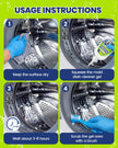Mould Remover Gel - Household Washing Machine Cleaner, Tile Grout Cleaner with Brush, Mildew Stain Remover for Washer Rubber, Shower, Bathroom, Bathtub Caulk, Kitchen Sink, Fridge Seal, Wall - 8 Fl Oz 🍁 All In One Marketplace Canada
