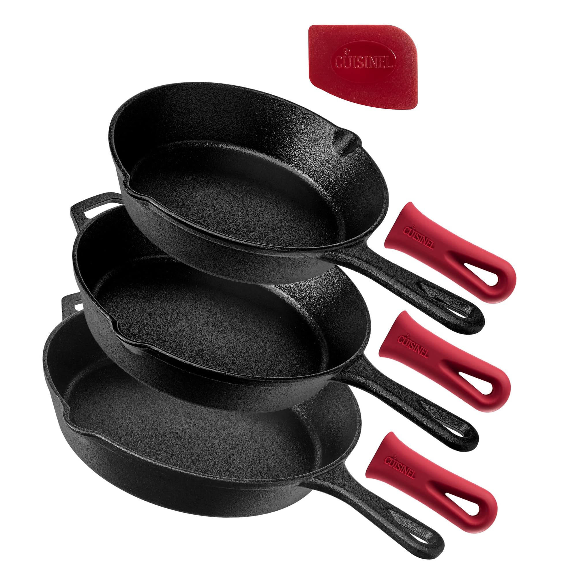 Cast Iron Skillet Set - 8