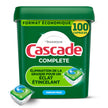 Cascade Complete Dishwasher Detergent Pods, Dish Detergent Soap, Fresh Scent, 100 Count 🍁 All In One Marketplace Canada