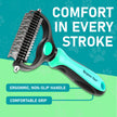 Maxpower Planet Pet Grooming Brush - Double Sided Shedding, Dematting - Undercoat Rake Dogs - Dog Grooming Brush - Deshedding Brush for Dogs - Dog Brush, Cat Brush, Reduce Shedding by 95%, Turquoise 🍁 All In One Marketplace Canada