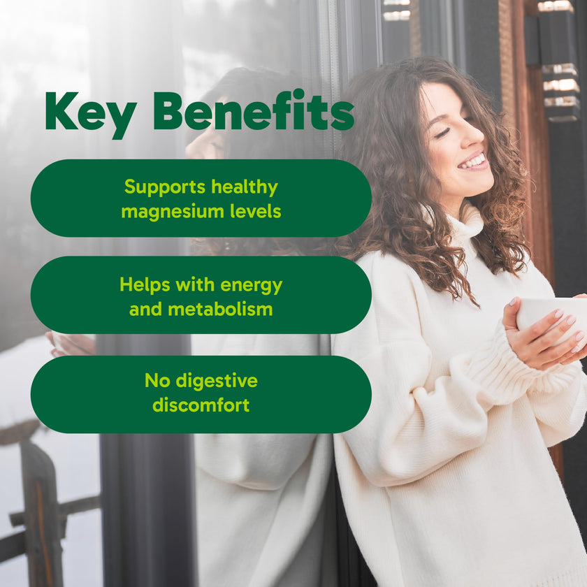 Organika Magnesium L-Threonate- High Absorption to Boost Magnesium Levels- 90vcaps 🍁 All In One Marketplace Canada