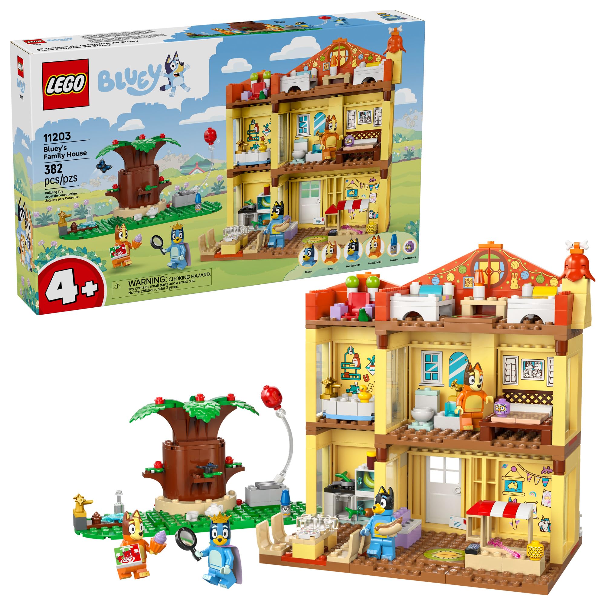 LEGO Bluey: Bluey’s Family House - Toddler Toy for 4 Year Old Boys and Girls - House Playset Includes Bluey and 5 Popular Characters - Great Birthday Gift Idea for Preschoolers - 11203 🍁 All In One Marketplace Canada