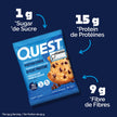 Quest Nutrition Chocolate Chip Protein Cookie, High Protein, High Fibre, Low Sugar, Keto Friendly, 15g Protein, 1g Sugar, 12ct 🍁 All In One Marketplace Canada