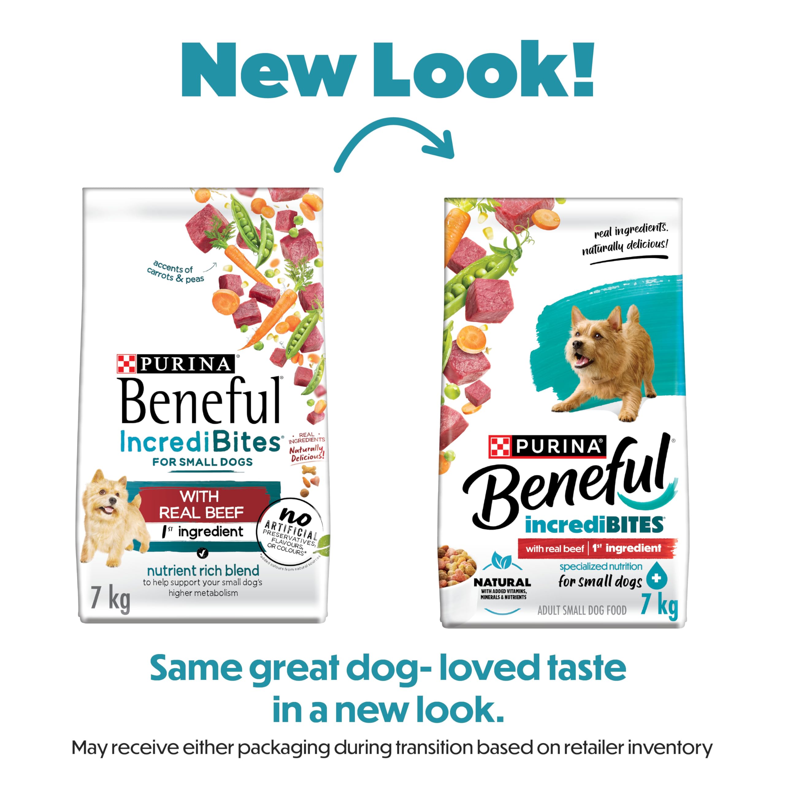 Beneful IncrediBites Dry Dog Food for Small Dogs, Real Beef - 7 kg Bag 🍁 All In One Marketplace Canada