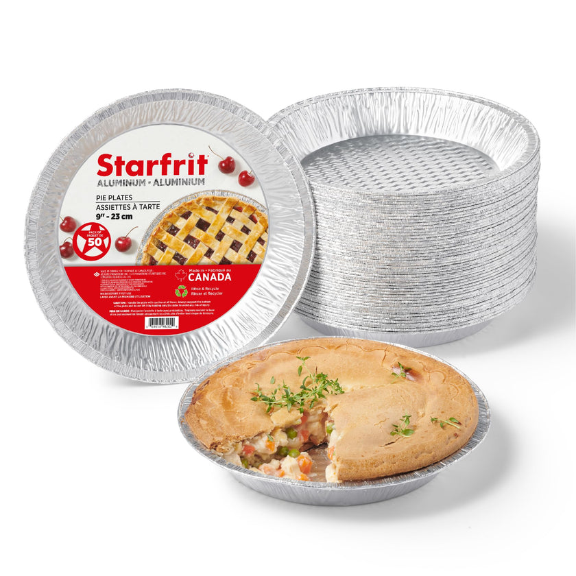 Starfrit 50-Pack Aluminum Pie Plates, 9