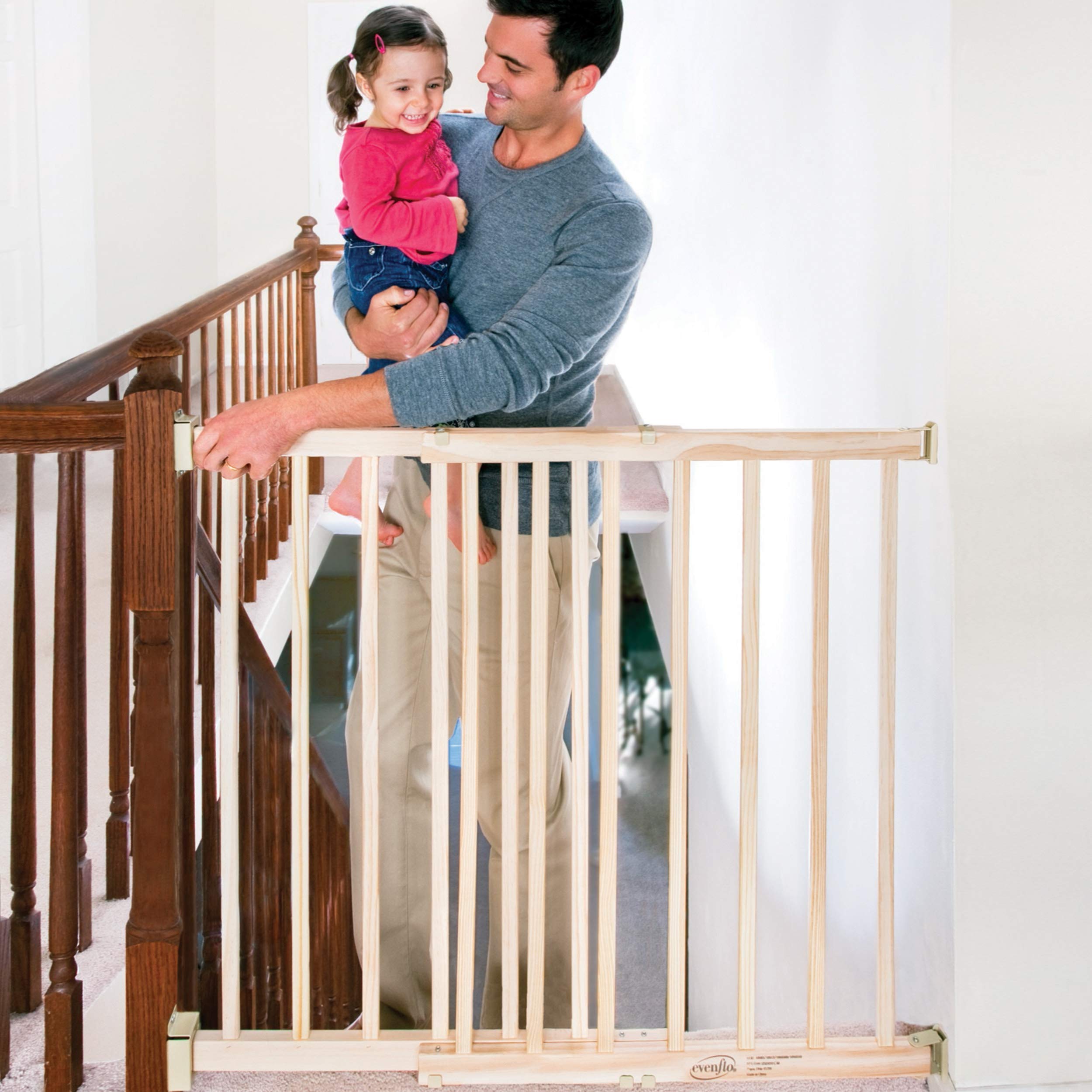 Evenflo, Top of Stairs, Extra Tall Gate, Hardware Mounted 🍁 All In One Marketplace Canada
