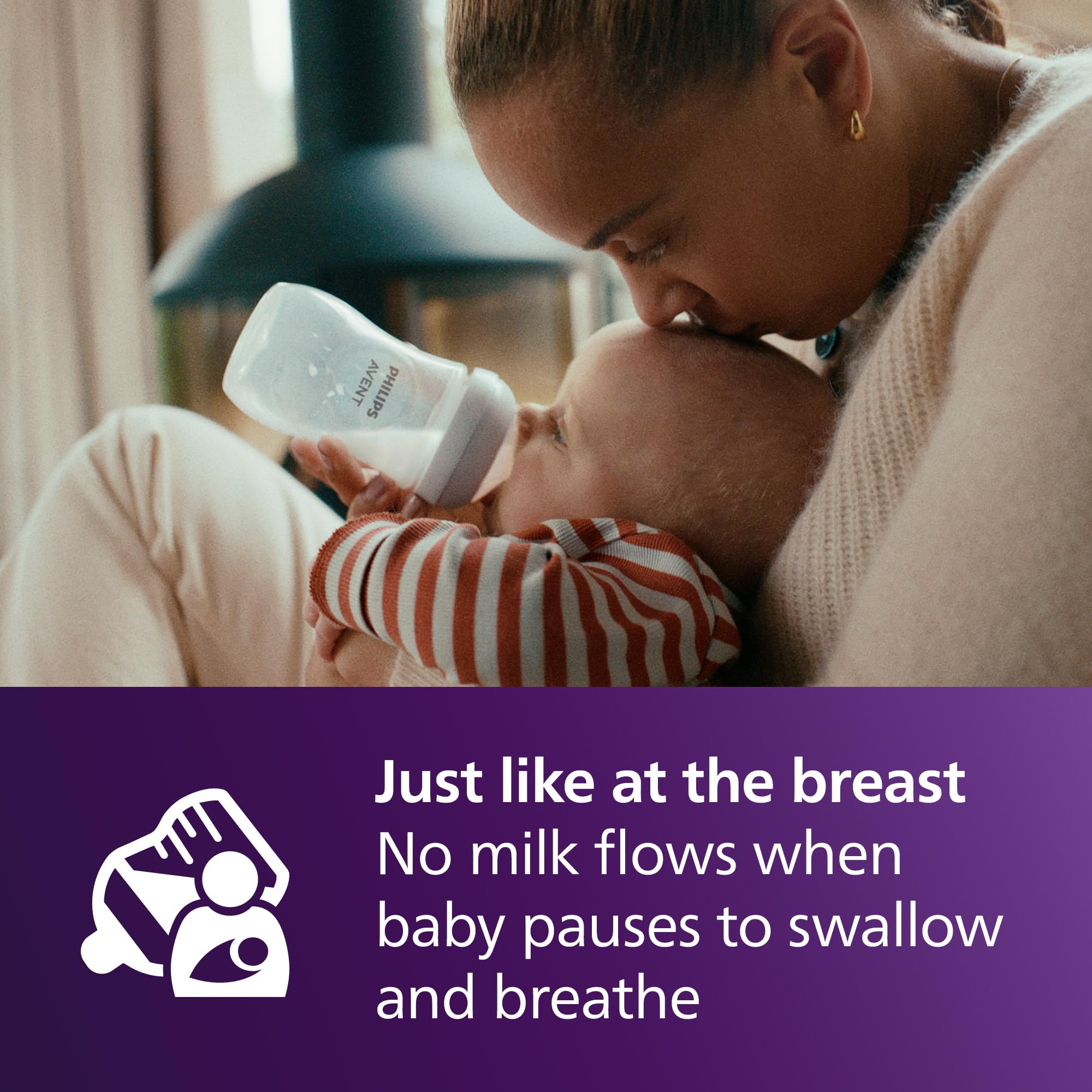Philips Avent Natural Baby Bottles with Natural Response Nipples (Medium Flow, Flow 3), 9oz, 4-pack, SCY903/04 🍁 All In One Marketplace Canada