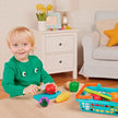 Battat Play Food Farmers Market Produce Basket, 37-Piece Green Set, Playset 🍁 All In One Marketplace Canada